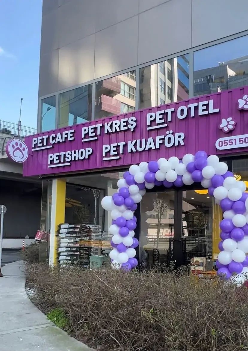 Ace Pet Club mağaza girişinin yandan görünümü
