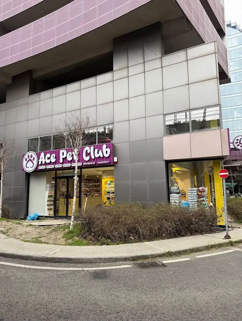 Ace Pet Club mağazasının sokaktan görünümü